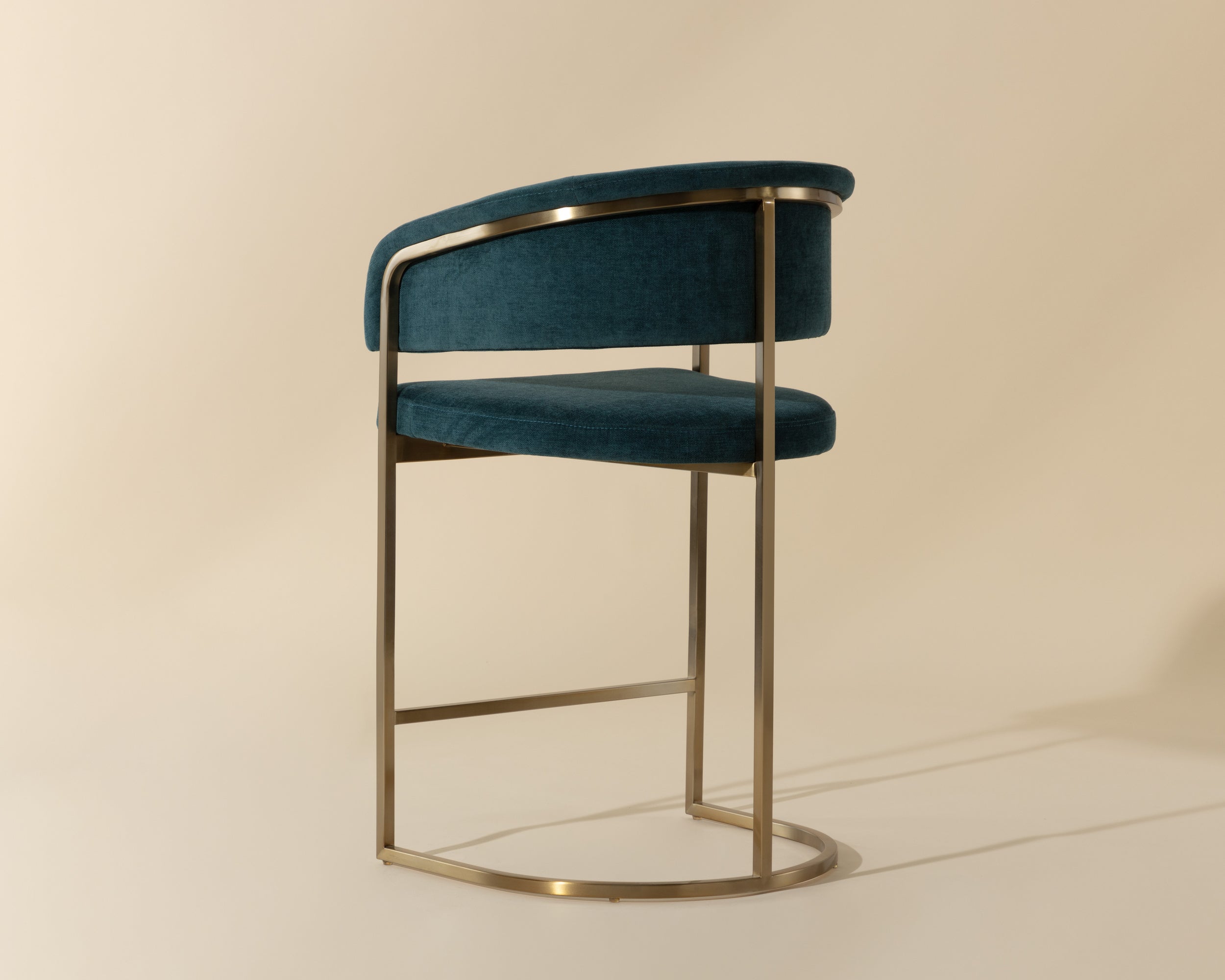 Marris Counter Stool - Gold  Danny Teal