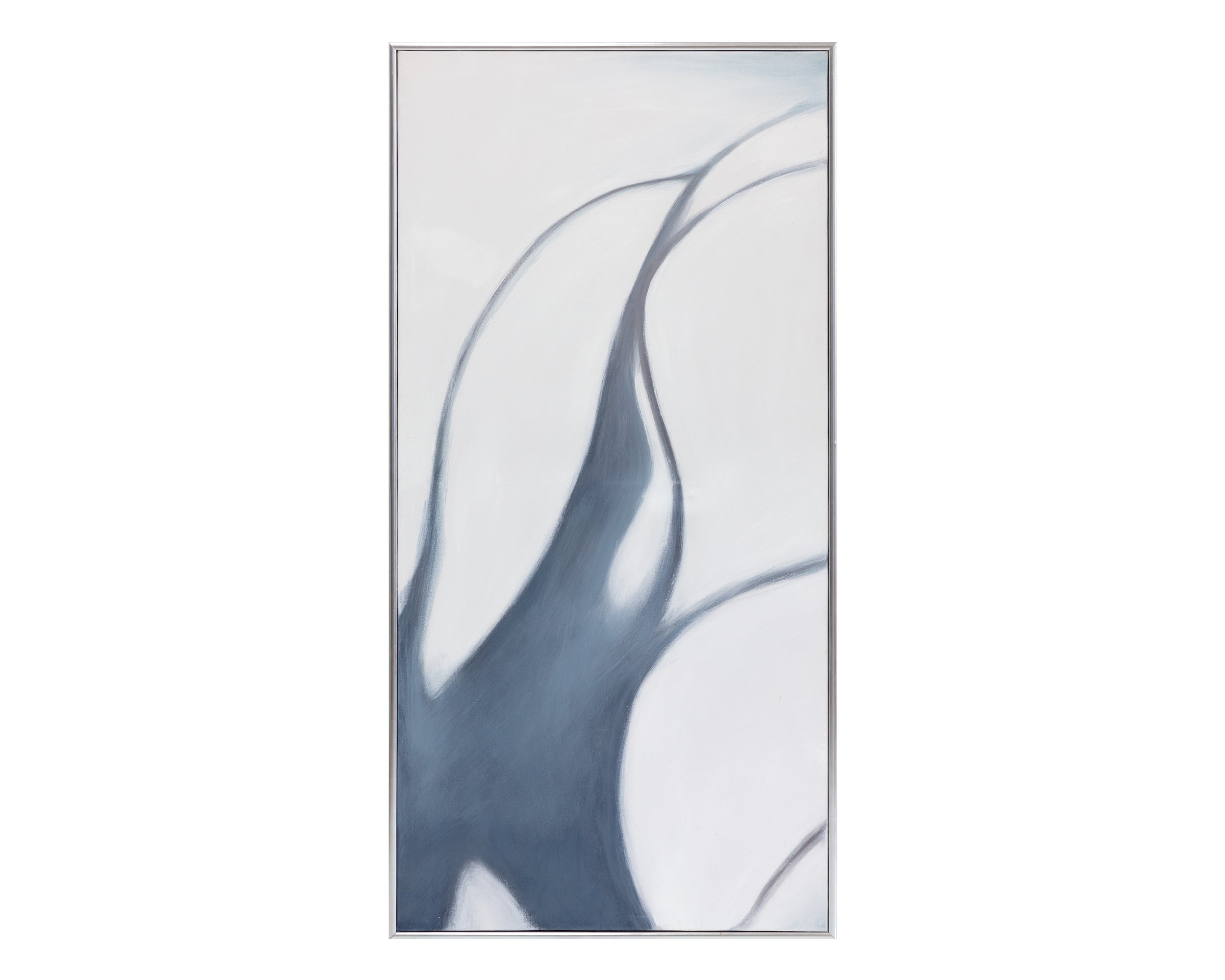 Meditation (Set Of 3) - 30" X 60"  Silver Floater Frame