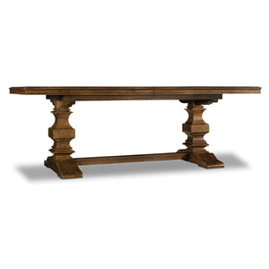Hooker Furniture - Archivist Trestle Table w/2-18in Leaves - 5447-75206