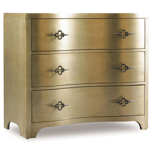 Hooker Furniture - Sanctuary Three-Drawer Shaped Front Gold Chest - 3008-85004