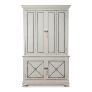 Sarreid Ltd Painted Directoire Style Cupboard - 30122