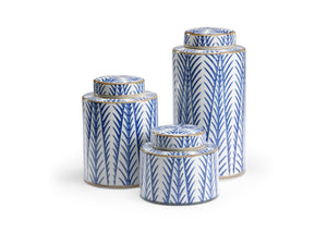 Wildwood Blue Fronds Canisters (S3) - 301377