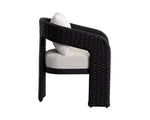 Pylos Dining Armchair - Black  Louis Cream