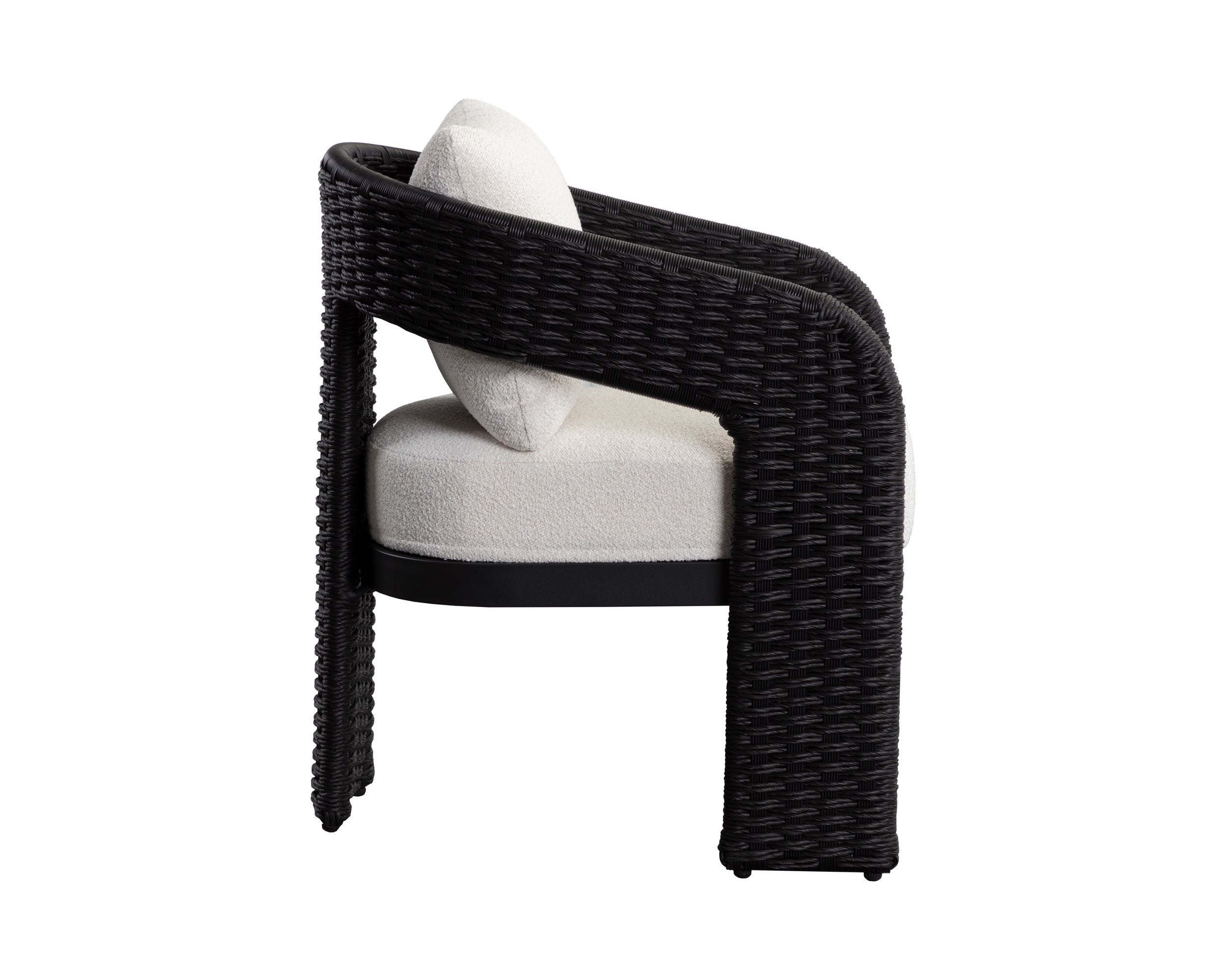 Pylos Dining Armchair - Black  Louis Cream