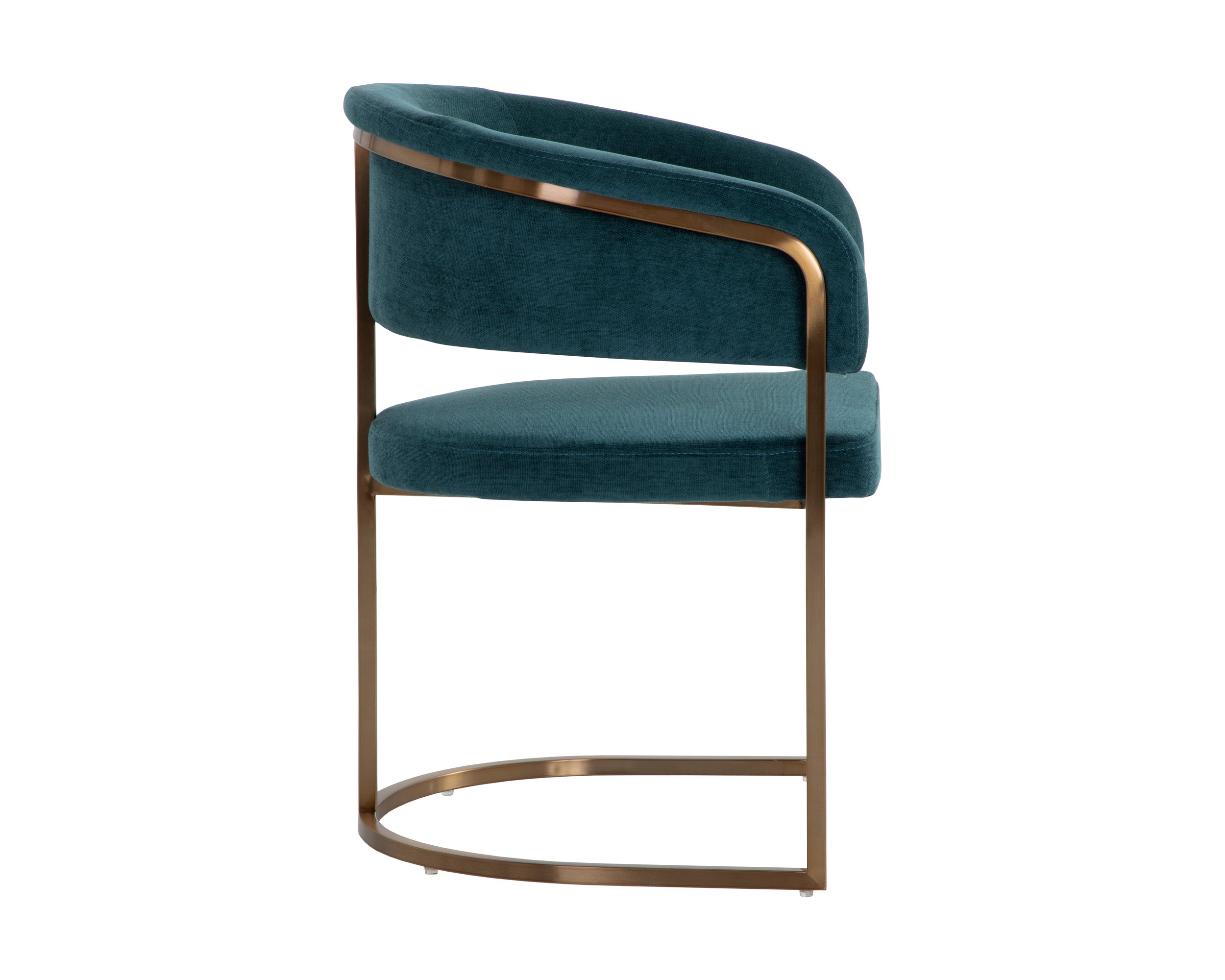 Marris Dining Armchair - Gold  Danny Teal