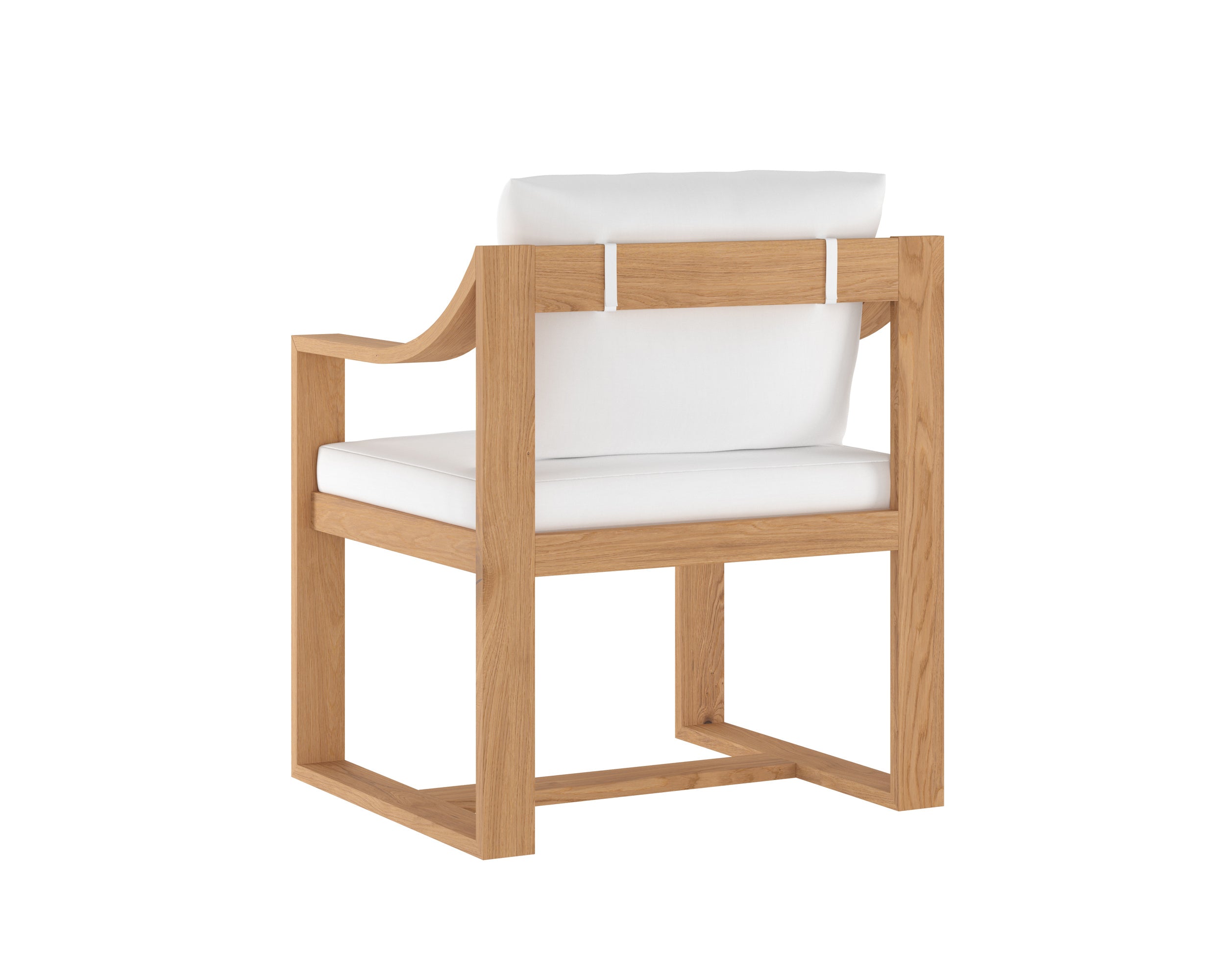 Tahiti Dining Armchair - Stinson White