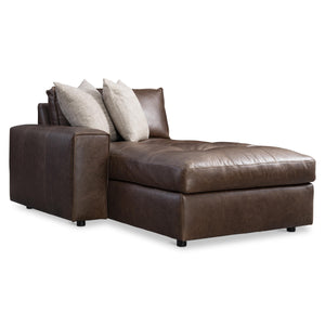 Bernhardt - Nest Left Arm Leather Chaise - 3338LO