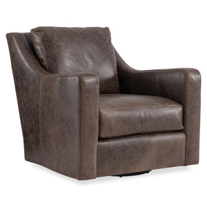 Bernhardt - Ventura Leather Swivel Chair - 352SLO