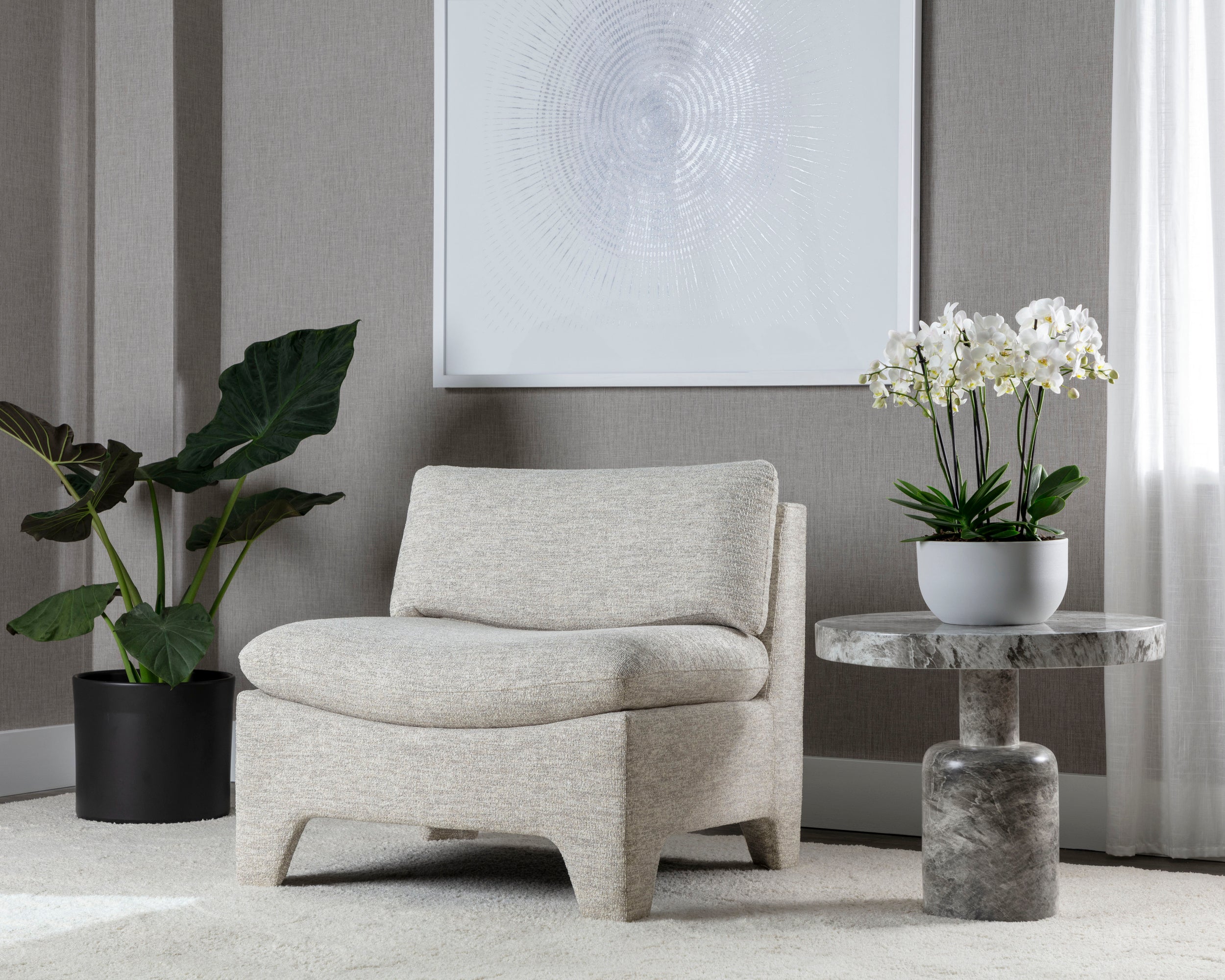 Dallin Lounge Chair - Boho Oatmeal