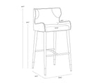Gianni Barstool - Dillon Stratus / Dillon Black