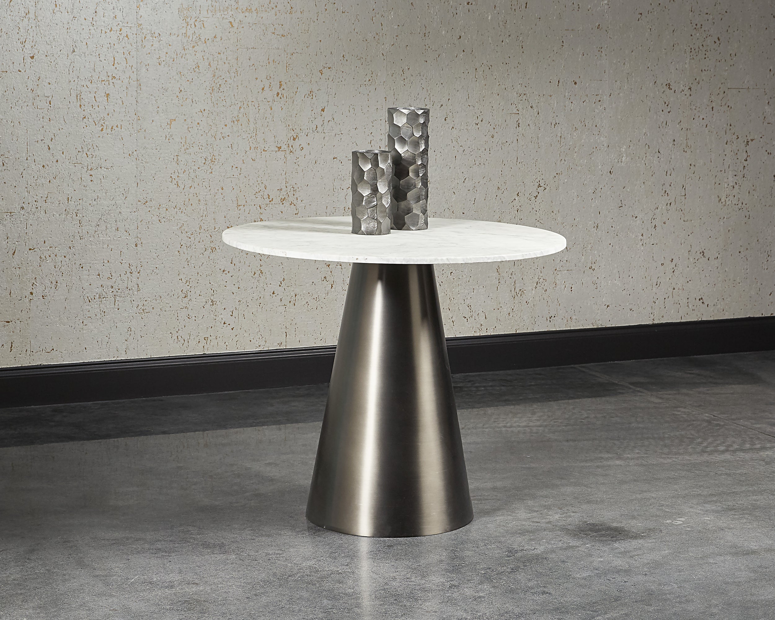 Damon Bistro Table - 35.5"  Gunmetal