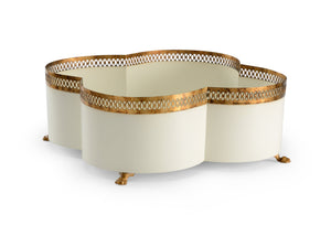 Chelsea House Tracery Cachepot - Cream - 382597