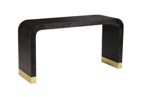 Chelsea House Waterfall Console - Black - 384205