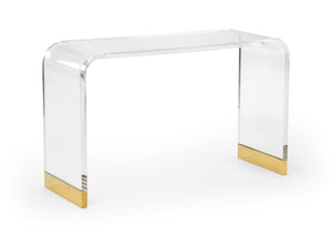 Chelsea House Acrylic Waterfall Console - 384401