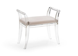 Chelsea House Neoclassic Acrylic Bench - 384973