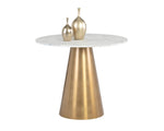 Damon Bistro Table - 35.5"  Gold