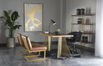 Fractured Fix - 40" X 60"  Gold Floater Frame