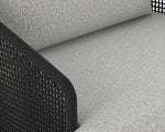 Capri Lounge Chair - Smoke Grey  Copacabana Marble