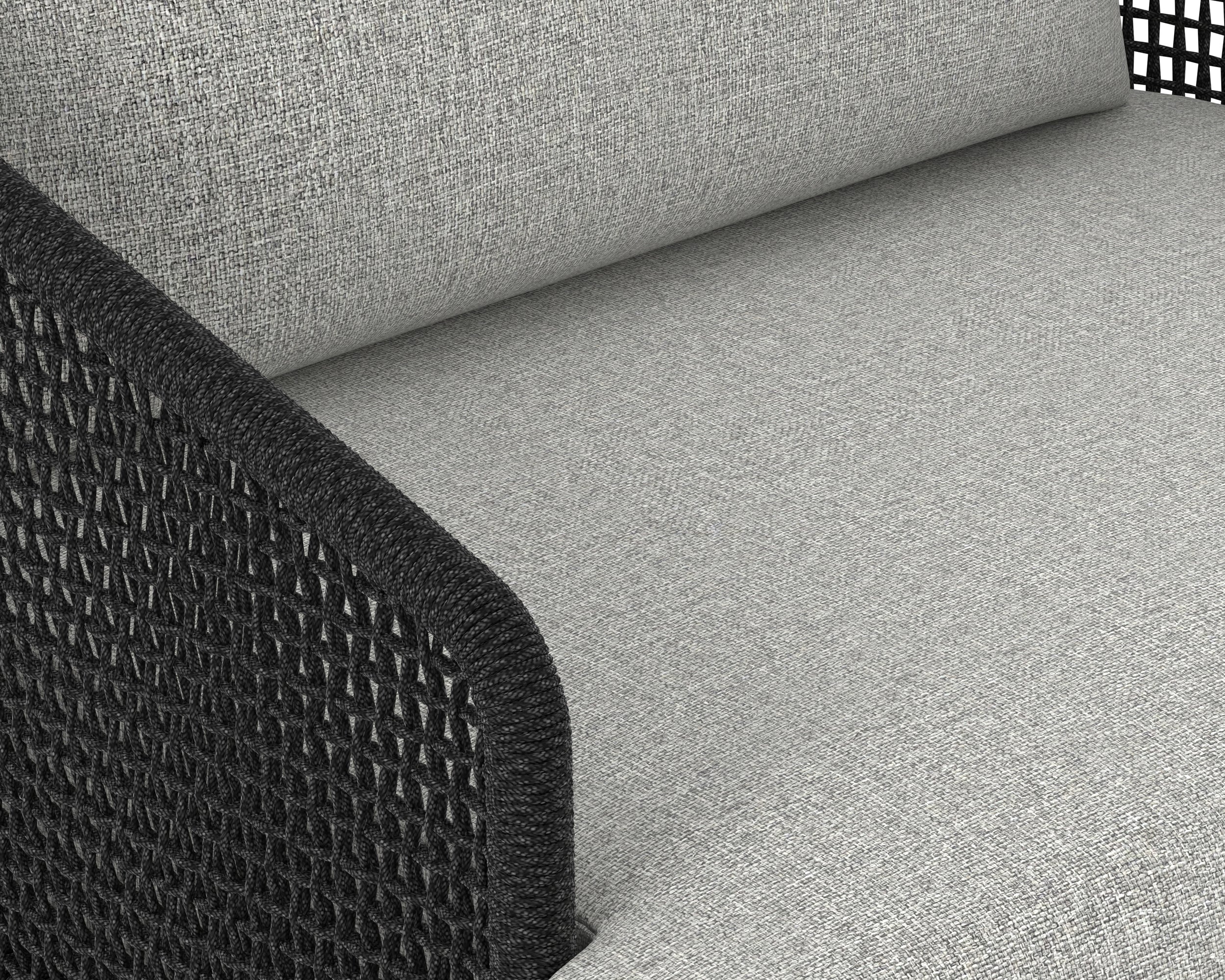 Capri Lounge Chair - Smoke Grey  Copacabana Marble