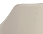 Galen Dining Chair - Linea Light Grey Leather