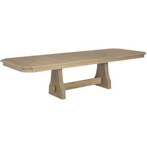Gabby - Maris Mahogany Rectangle Trestle Extension Dining Table - SCH-175976