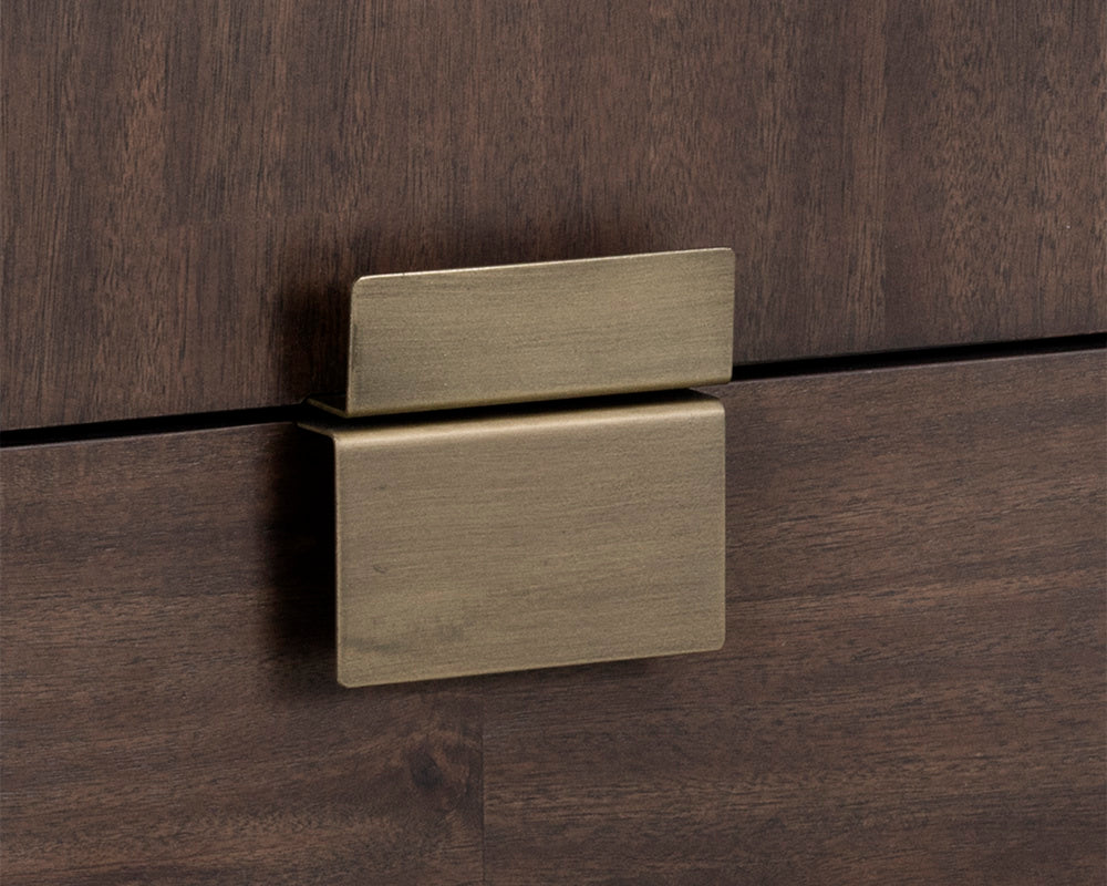 Jade Dresser - Antique Brass  Dark Mango