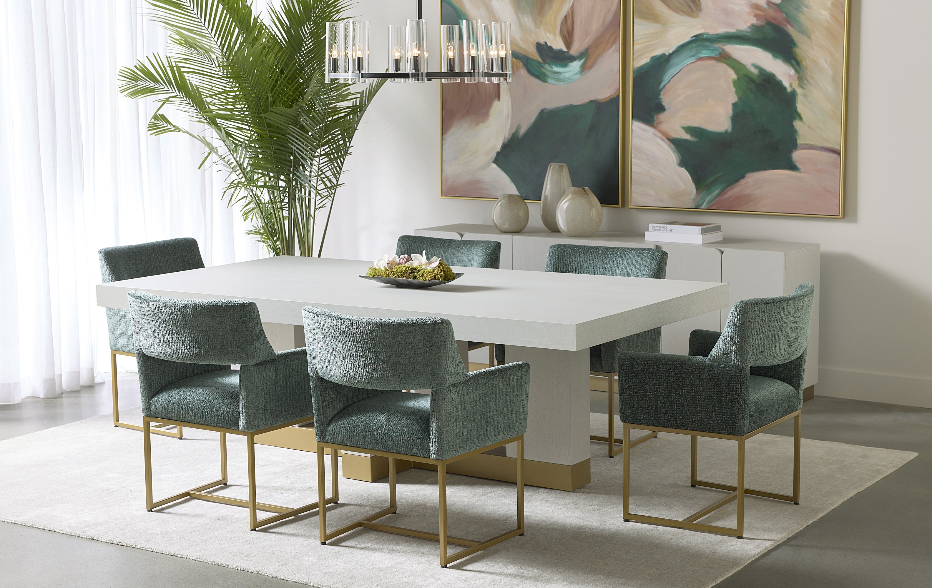 Greco Dining Table  Gauntlet Grey -