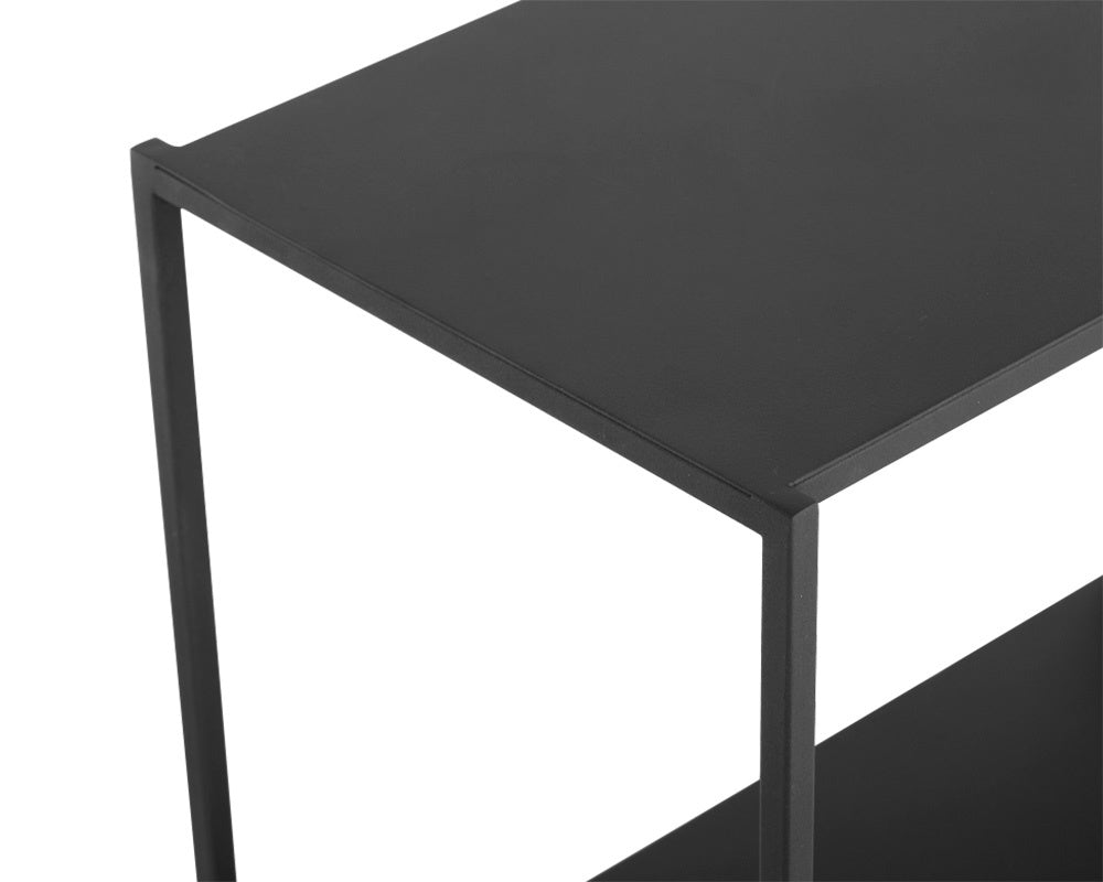Eiffel Low Bookcase - Medium  Black