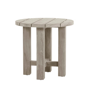 Summer Classics - Croquet Teak Round Outdoor End Table - 2836