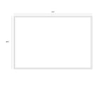 Water Marks - 72" X 48"  Gold Floater Frame