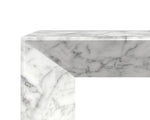 Nomad Bench - Marble Look  White