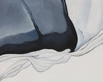 Glacial Rock - 48" X 72"  Black Floater Frame
