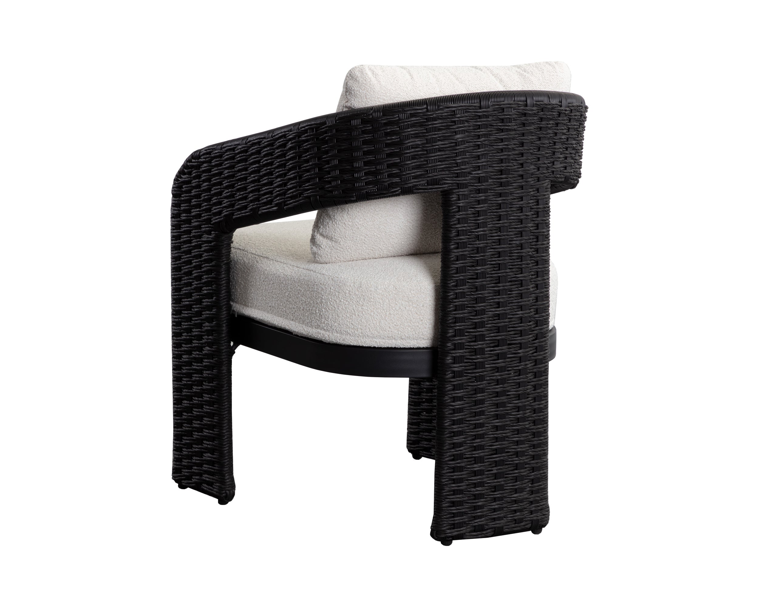 Pylos Dining Armchair - Black  Louis Cream