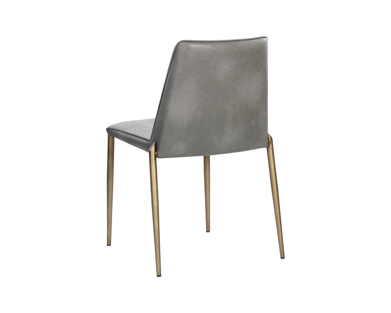 Renee Stackable Dining Chair - Belfast Heather Grey / Bravo Metal