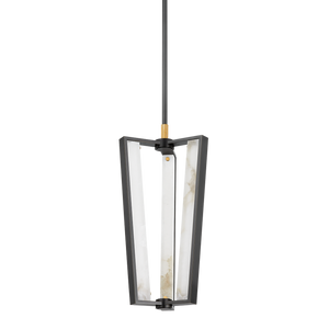 Hudson Valley Lighting Edgemere Pendant-Aged Brass/Distressed Bronze