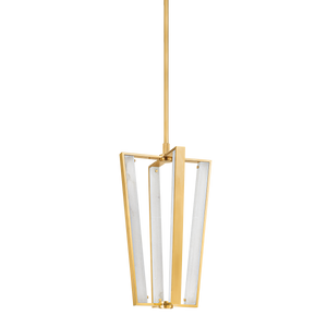 Hudson Valley Lighting Edgemere Pendant-Aged Brass