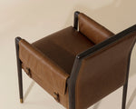 Mauti Dining Armchair - Brown  Shalimar Tobacco Leather