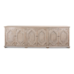 Sarreid Ltd Six Diamonds Sideboard French Grey - 40763
