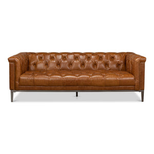 Sarreid Ltd Cuba Brown Cube X 3 Sofa - 40940