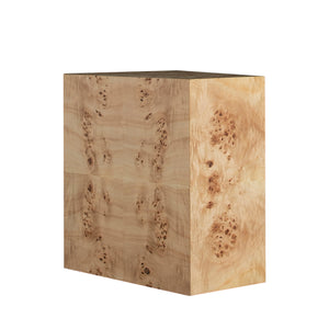Gabby - Alistair Maple Burl Rectangle Side Table - SCH-175524