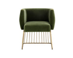 Gala Dining Armchair - Forest Green