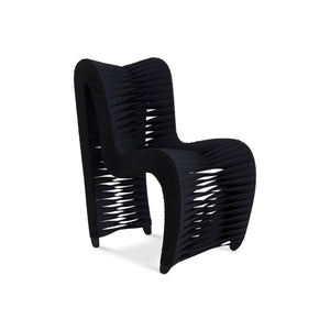 Phillips Collection - Seat Belt Dining Chair, Black/Black - B2061BB