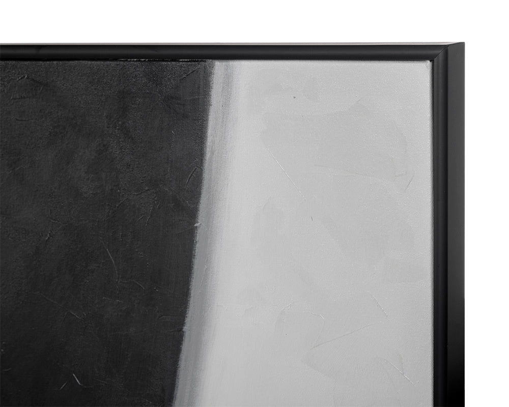 Double Cross (Set Of 2) - 48" X 48"  Black Floater Frame