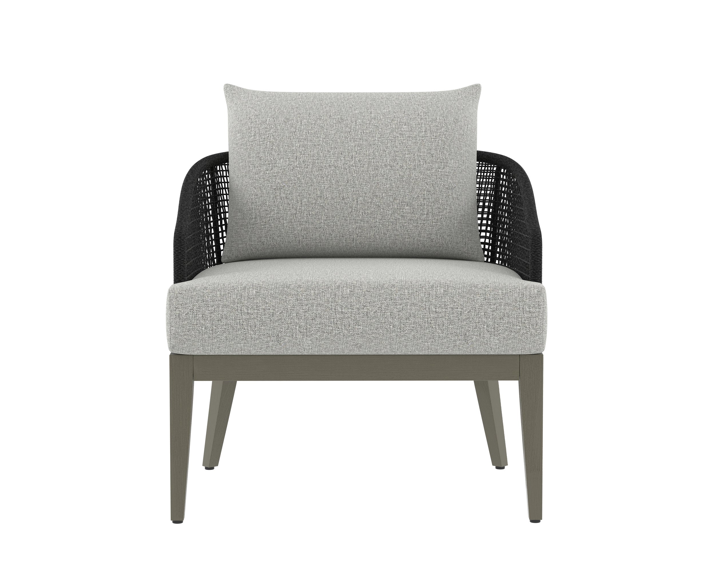 Capri Lounge Chair - Smoke Grey  Copacabana Marble