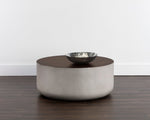 Diaz Coffee Table - Grey  Wood Grain Brown