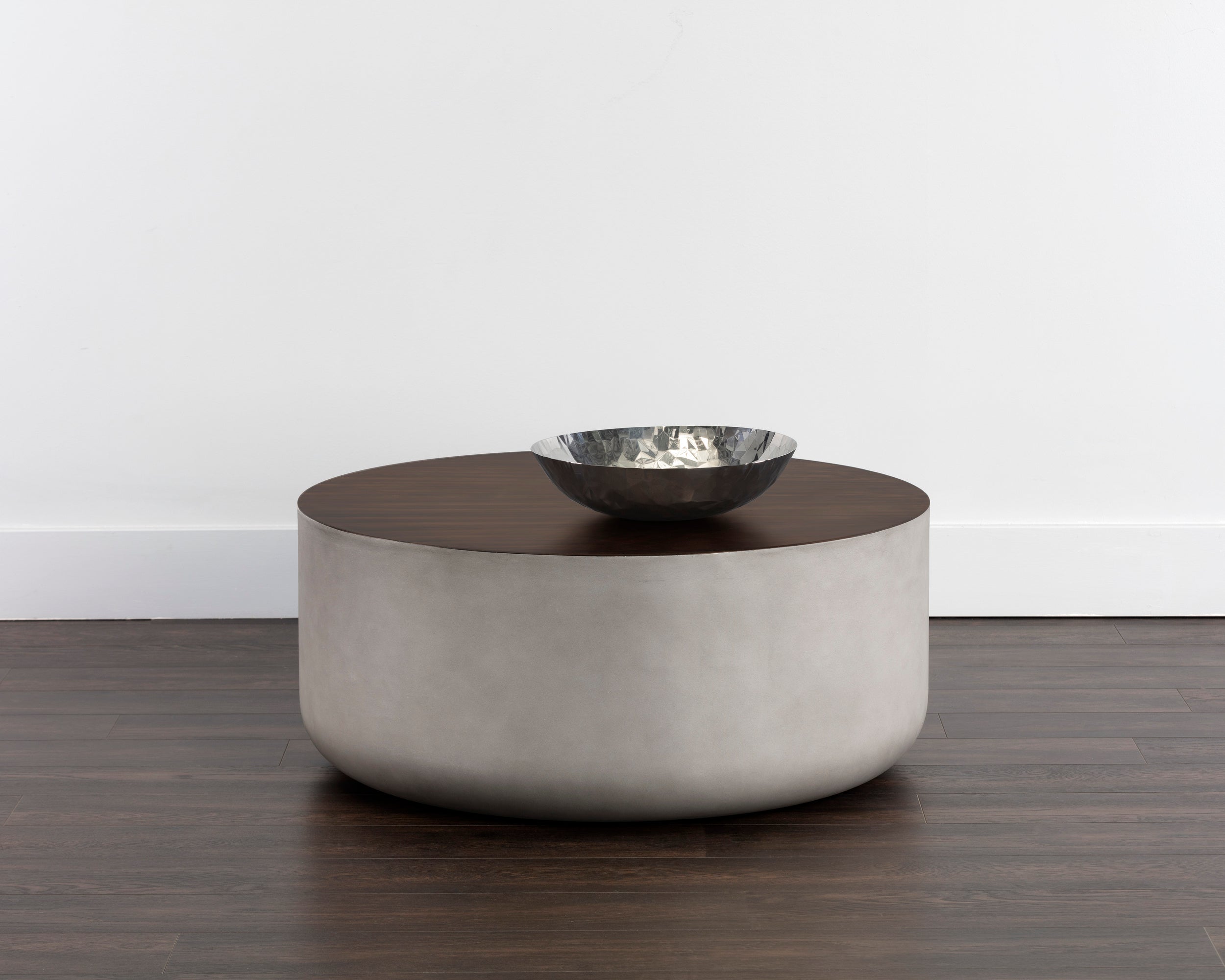 Diaz Coffee Table - Grey  Wood Grain Brown