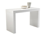 Faro Counter Table - High Gloss White