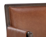 Mauti Counter Stool - Brown  Shalimar Tobacco Leather