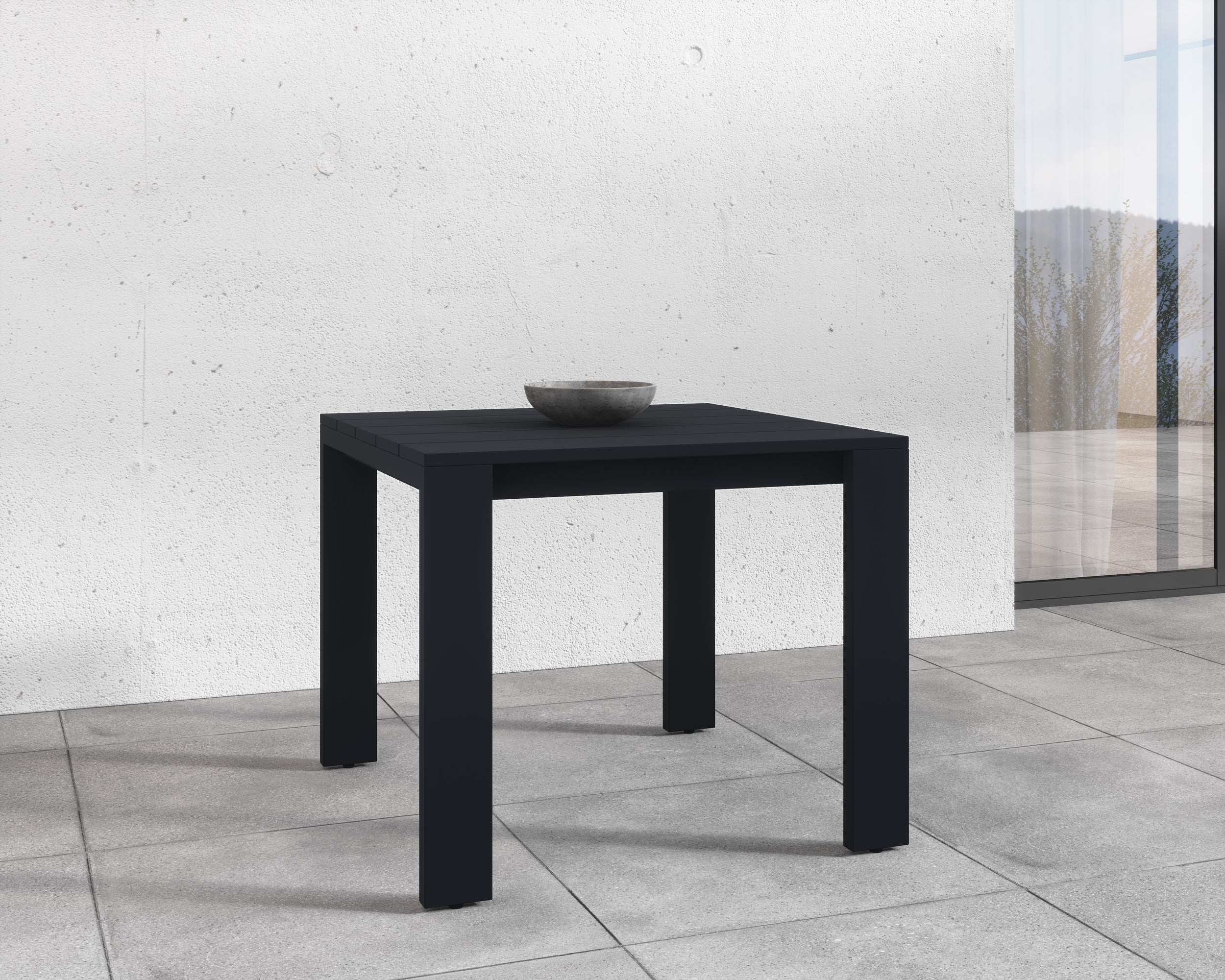 Lucerne Dining Table  Sterling Black -