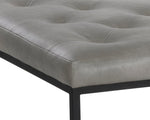 Endall Ottoman - Black  Bravo Metal